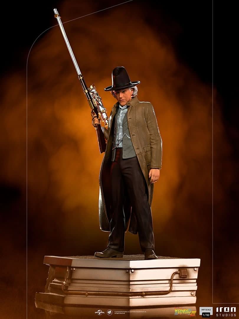 Statue Doc Brown - Back to the Future III - Art Scale 1/10