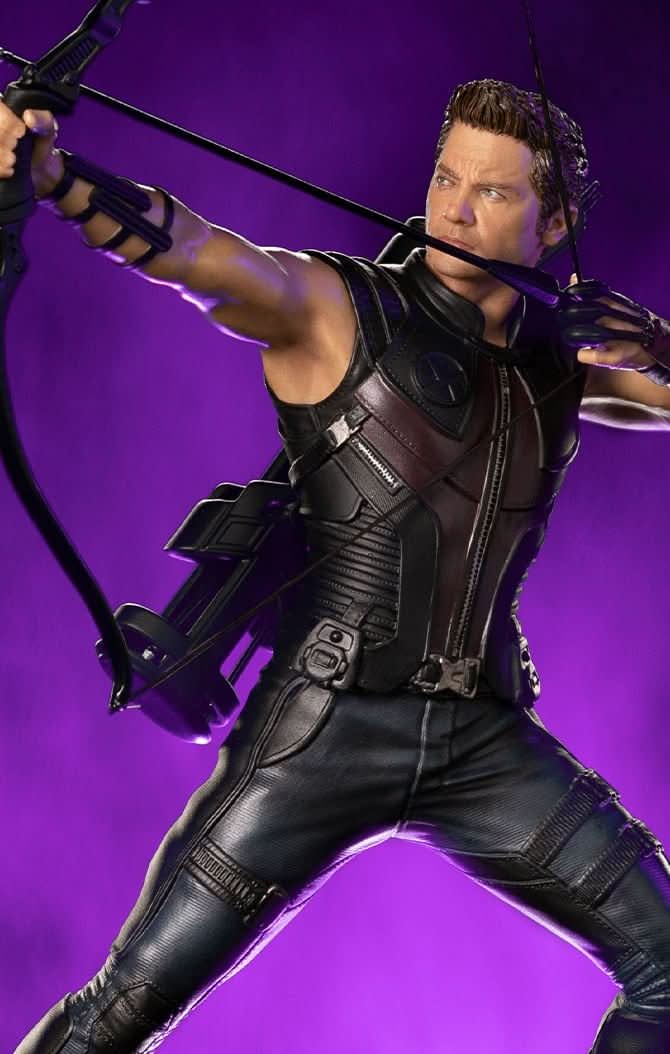 Hawkeye Statue (Battle of New York) - The Infinity Saga - BDS Art Scale 1/10 - Iron Studios