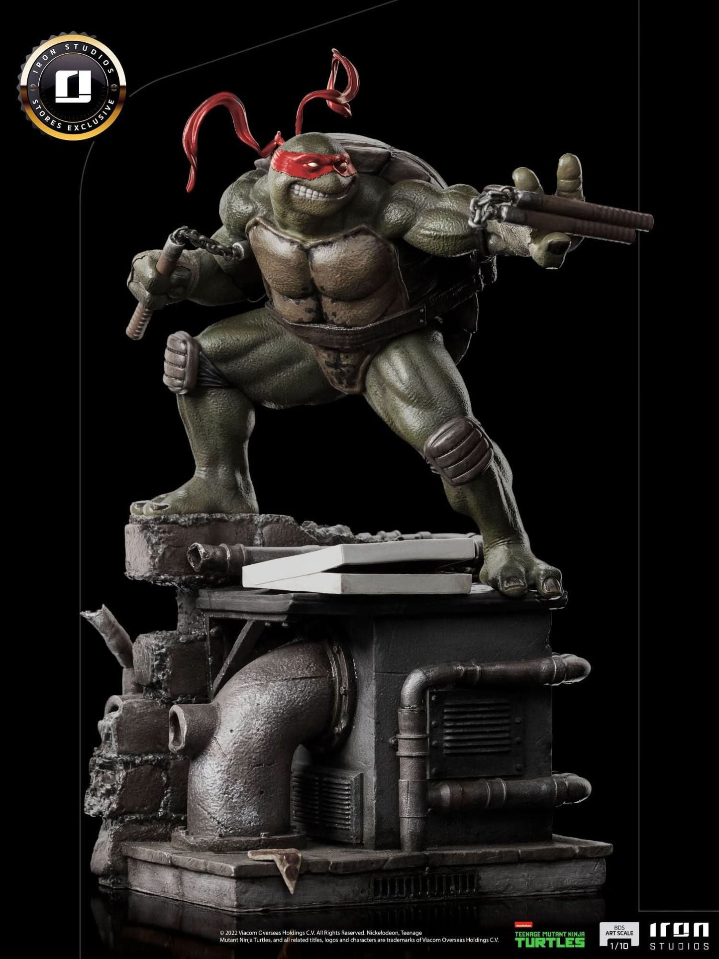 Michelangelo Statue (Comics Version) - Teenage Mutant Ninja Turtles - BDS Art Scale 1/10 - Iron Studios