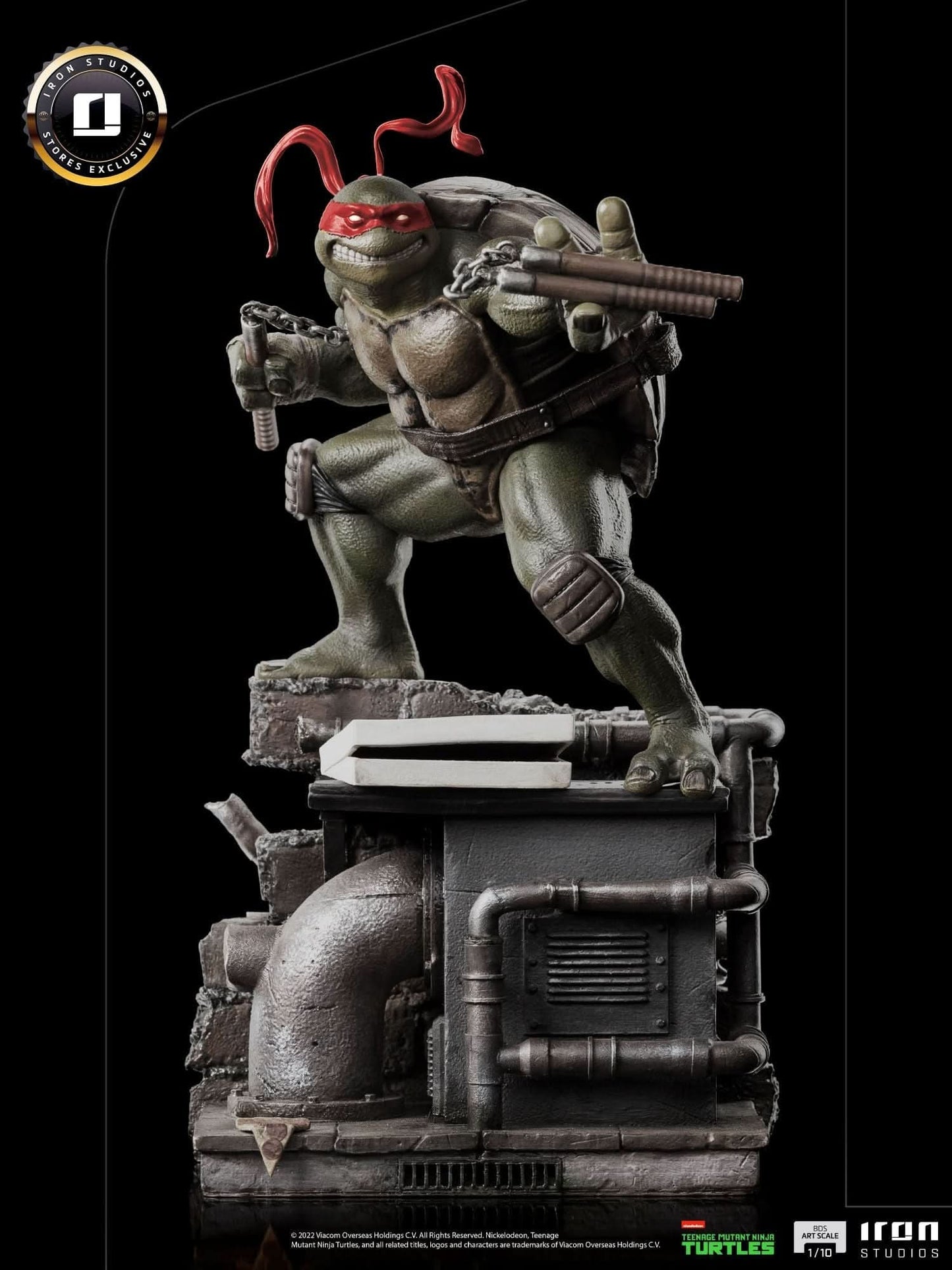 Michelangelo Statue (Comics Version) - Teenage Mutant Ninja Turtles - BDS Art Scale 1/10 - Iron Studios