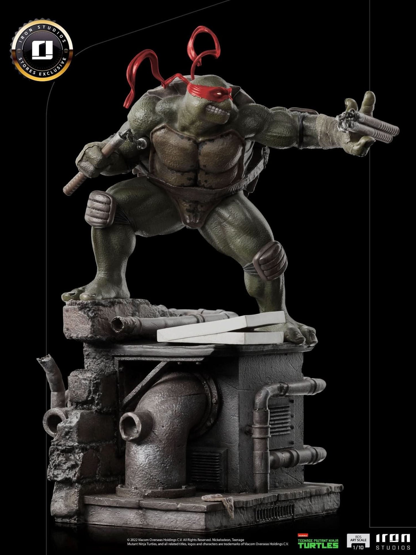 Michelangelo Statue (Comics Version) - Teenage Mutant Ninja Turtles - BDS Art Scale 1/10 - Iron Studios