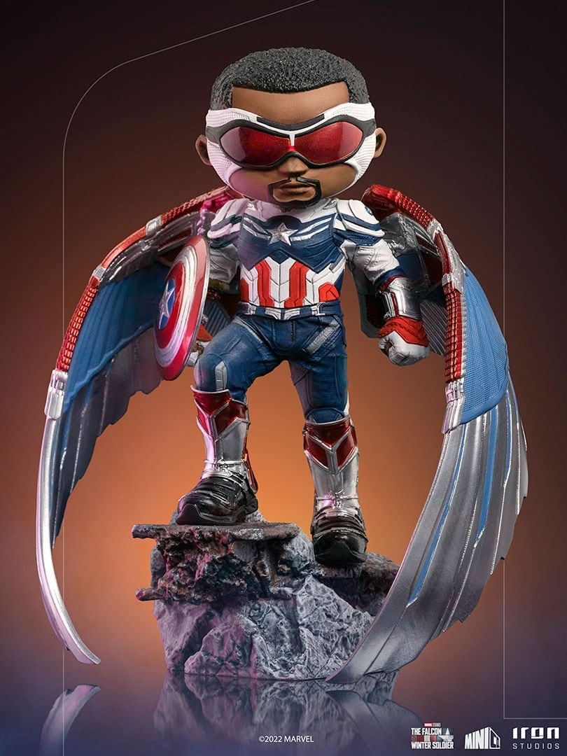 Captain America Sam Wilson Statue - The Falcon and the Winter Soldier - Minico - Iron Studios