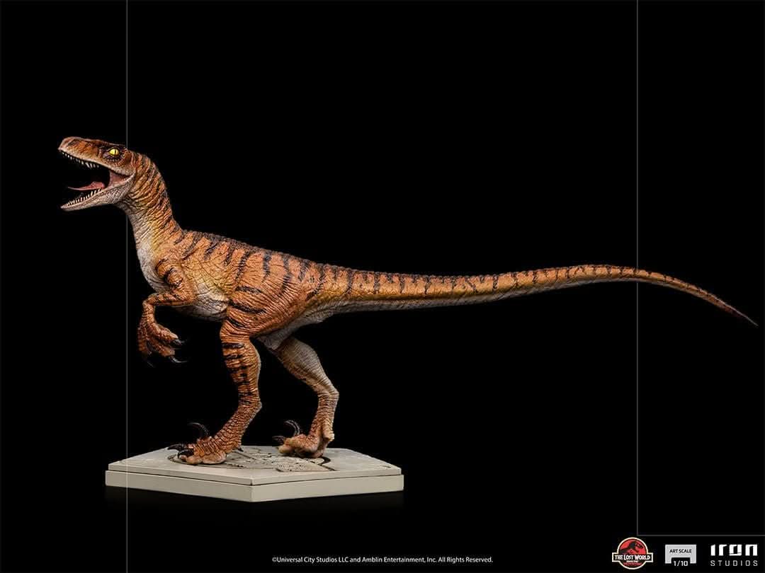 Velociraptor Statue - The Lost World: Jurassic Park - Art Scale 1/10 - Iron Studios