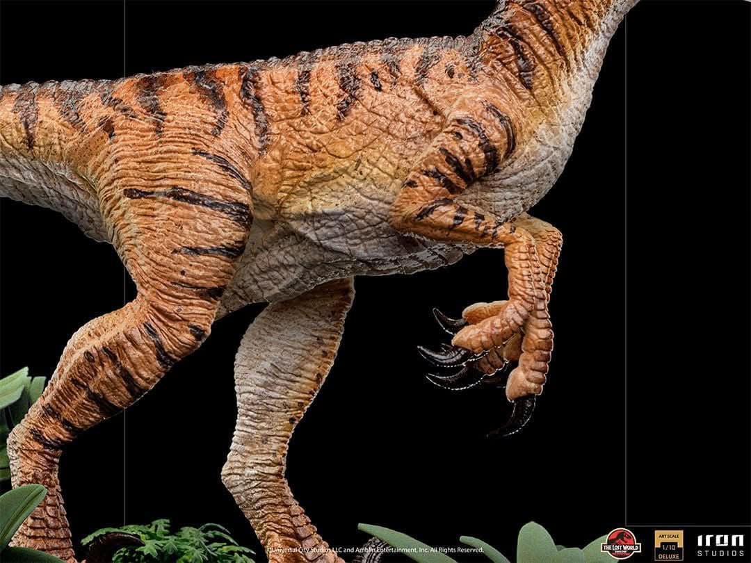 Velociraptor Deluxe Statue - The Lost World: Jurassic Park - Art Scale 1/10 - Iron Studios