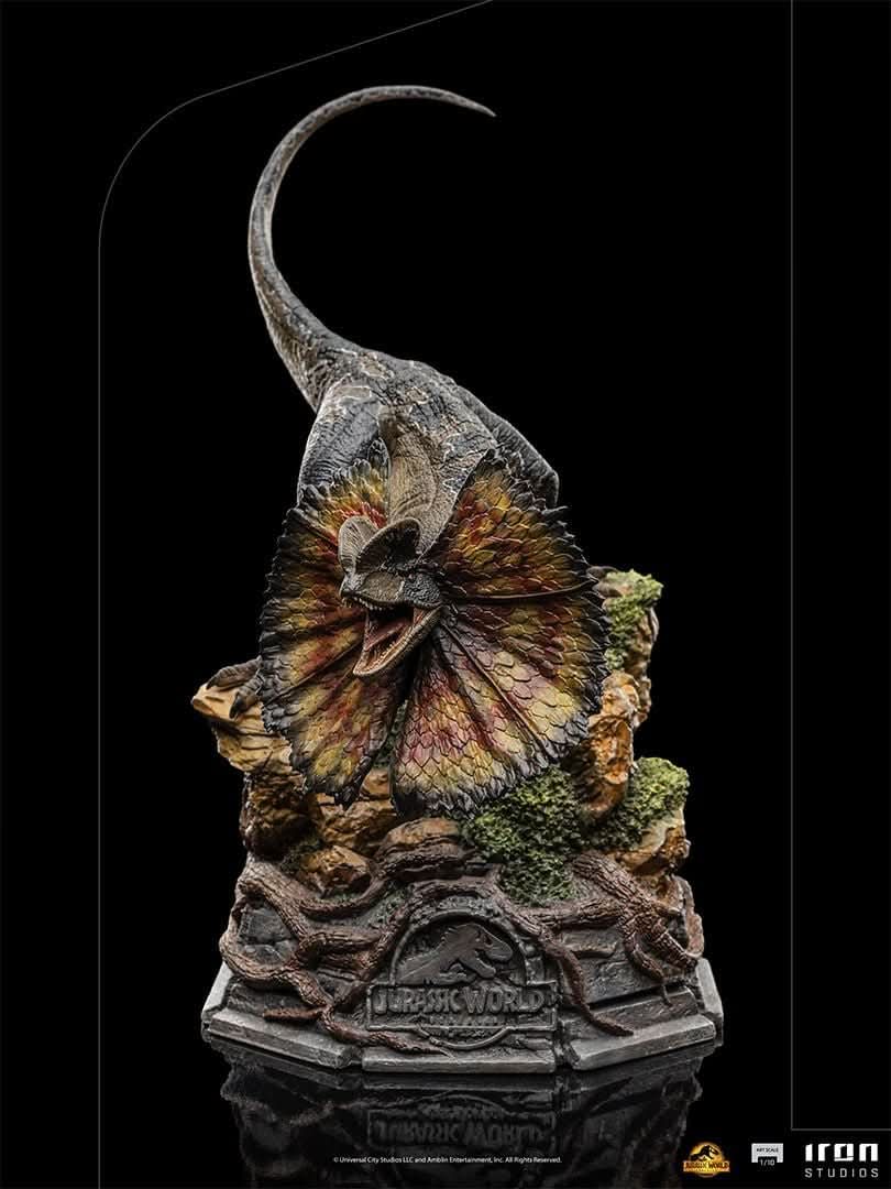 Dilophosaurus Statue - Jurassic World - Art Scale 1/10 - Iron Studios