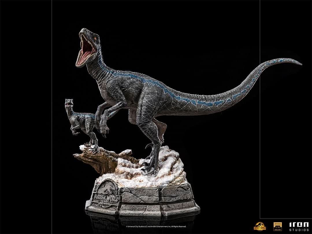 Statue Blue and Beta Deluxe - Jurassic World: Dominion - Art Scale 1/10