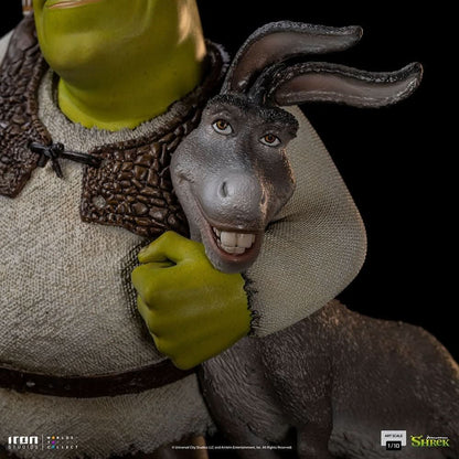 Statue Shrek, Donkey and The Gingerbread Man - Shrek - Art Scale 1/10