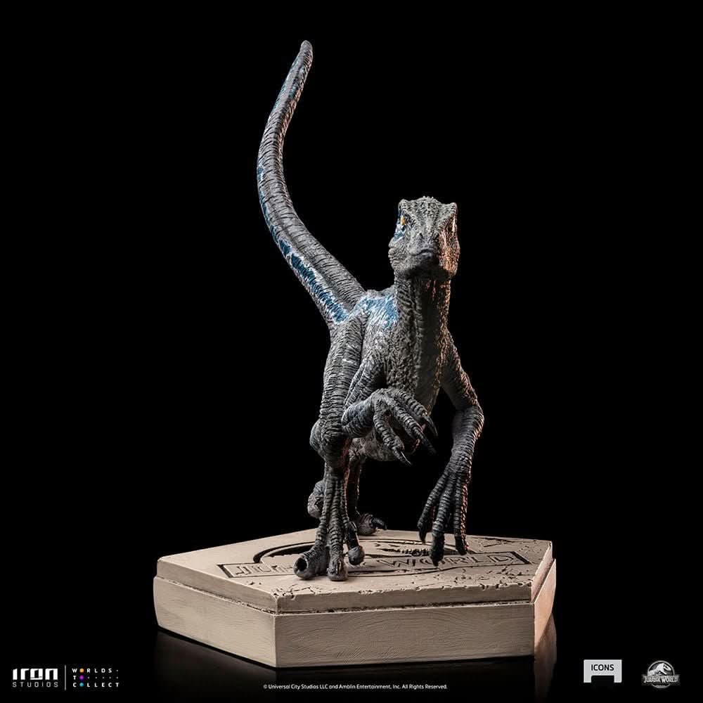 Statue Velociraptor Blue A - Jurassic World - Icons