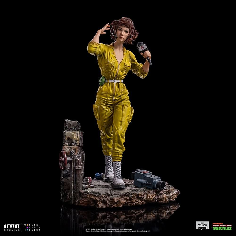 April O'Neil Statue - Teenage Mutant Ninja Turtles - BDS Art Scale 1/10