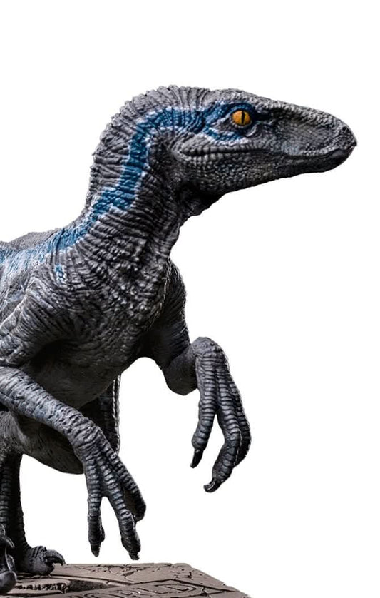 Velociraptor Blue B Statue - Jurassic World - Icons - Iron Studios