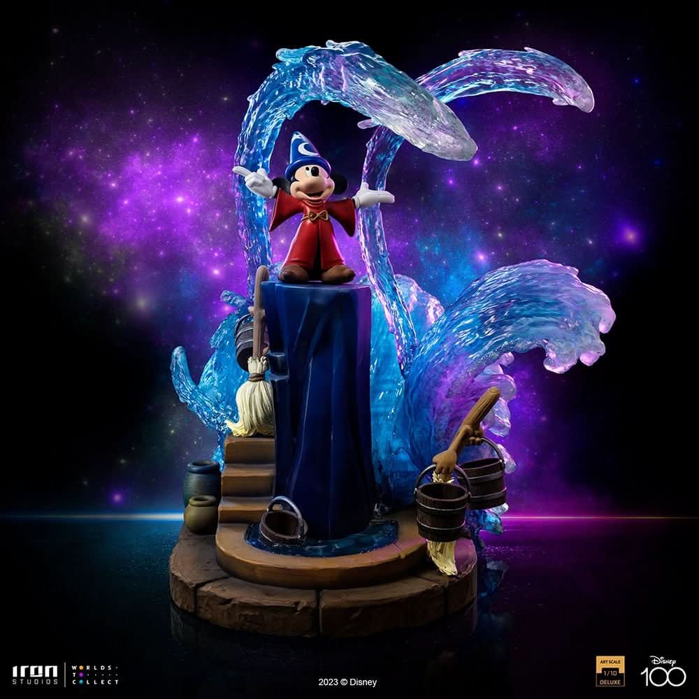 Statue Mickey Deluxe - Disney 100th - Fantasia - Art Scale 1/10 - Disney Classics