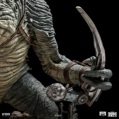 Boba Fett and Rancor Statue - Star Wars: The Book of Boba Fett - Demi Art Scale 1/20 - Iron Studios