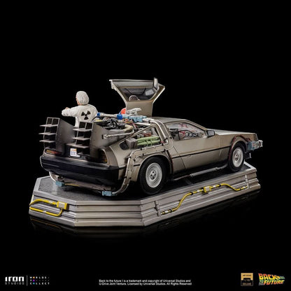 Delorean Full Set Deluxe Statue - Back to the Future - Art Scale 1/10 - Iron Studios