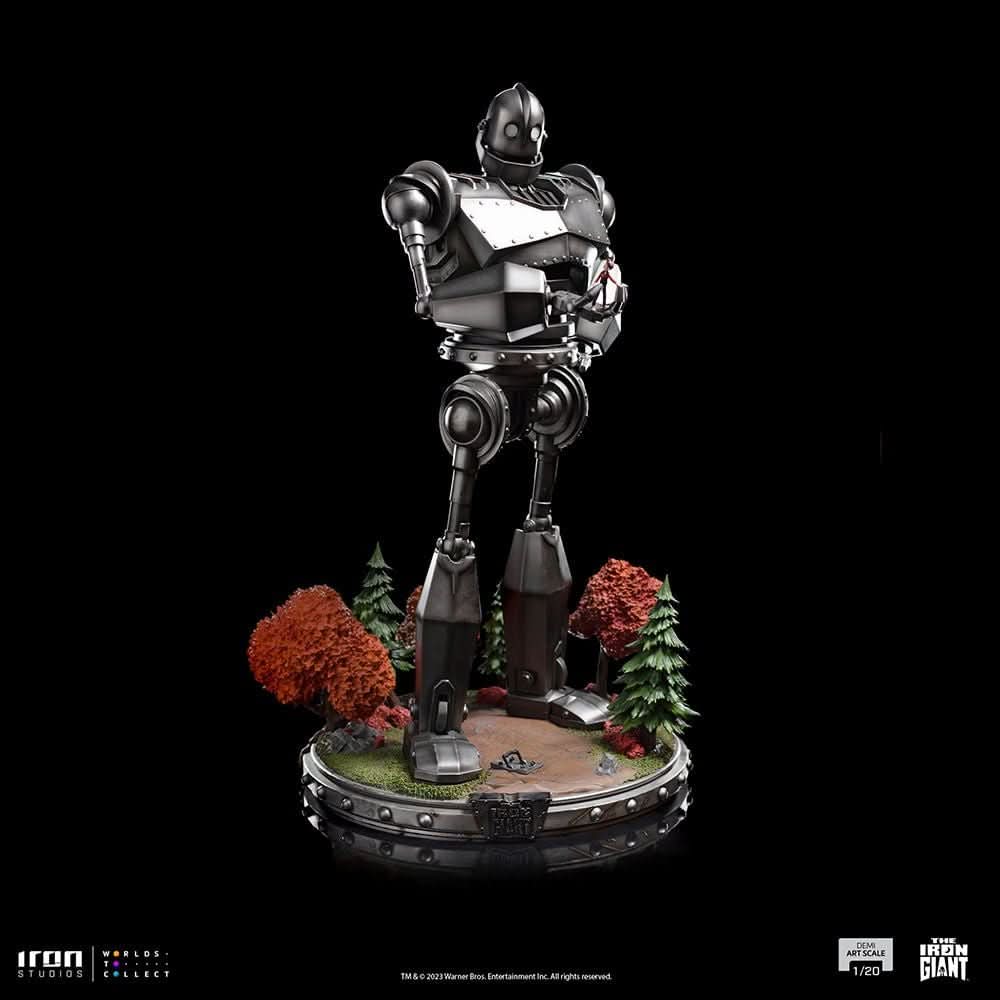 Iron Giant and Hogarth Hughes Statue - The Iron Giant - 1/20 Demi Scale - Iron Studios