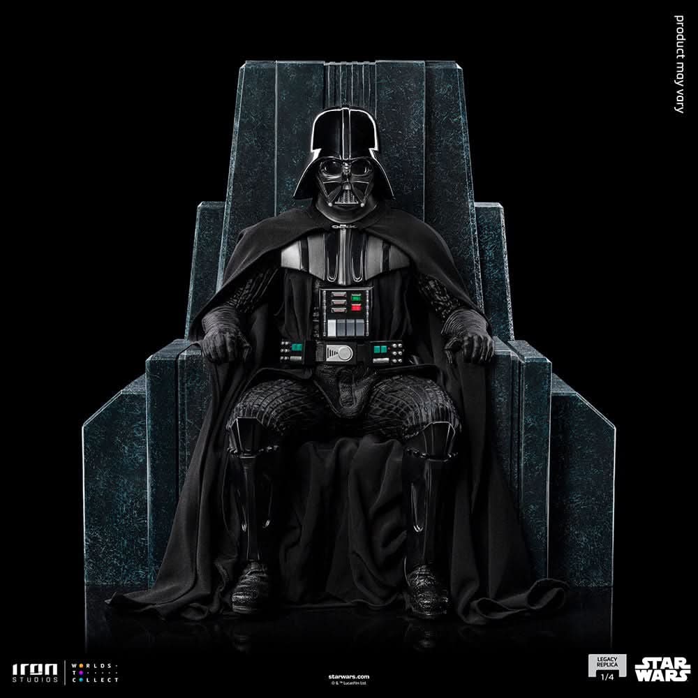Darth Vader on Throne Statue - Star Wars: Obi-Wan Kenobi Series - Legacy Replica 1/4 - Iron Studios