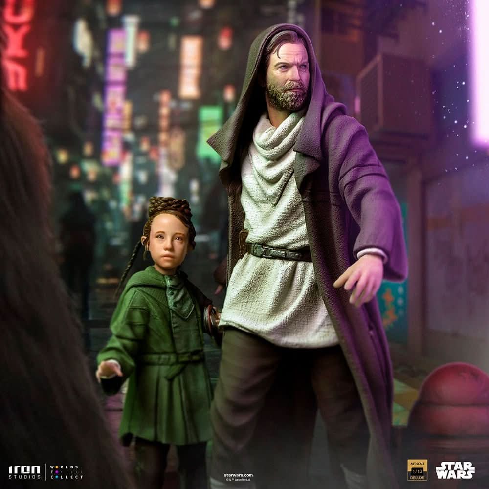 Statue Obi-Wan and Young Leia - Star Wars: Obi-Wan Kenobi Series - Art Scale 1/10