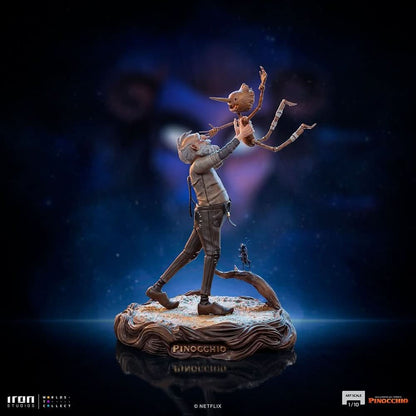 Geppetto & Pinocchio Statue - Pinocchio - Art Scale 1/10 - Iron Studios