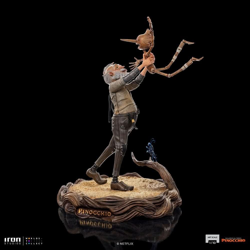 Geppetto & Pinocchio Statue - Pinocchio - Art Scale 1/10 - Iron Studios