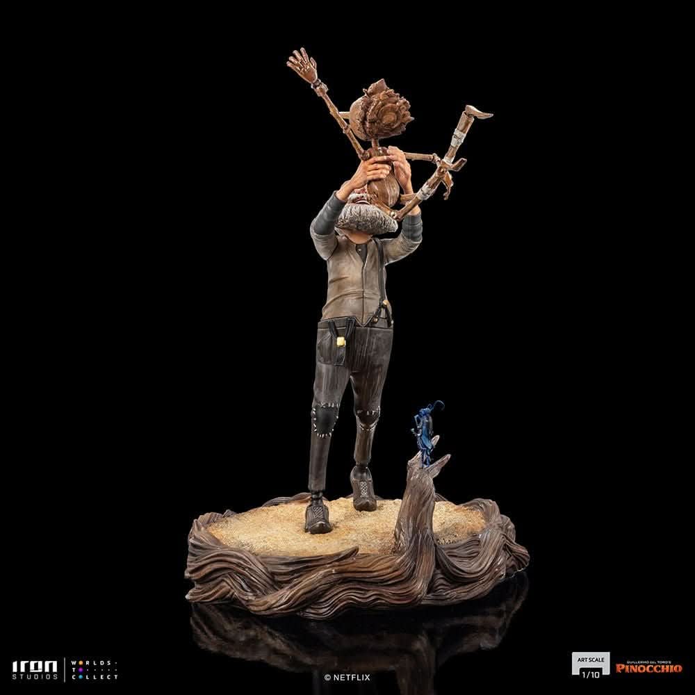 Geppetto & Pinocchio Statue - Pinocchio - Art Scale 1/10 - Iron Studios