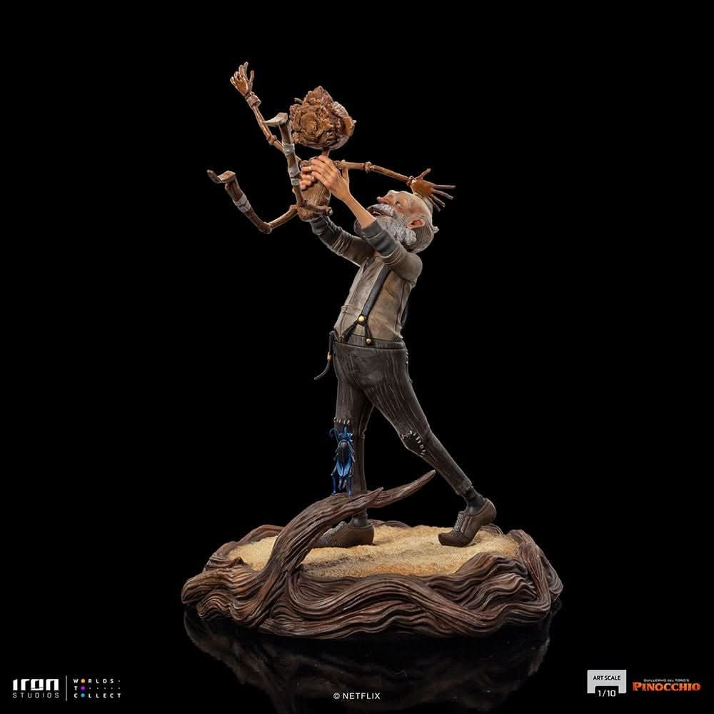 Geppetto & Pinocchio Statue - Pinocchio - Art Scale 1/10 - Iron Studios