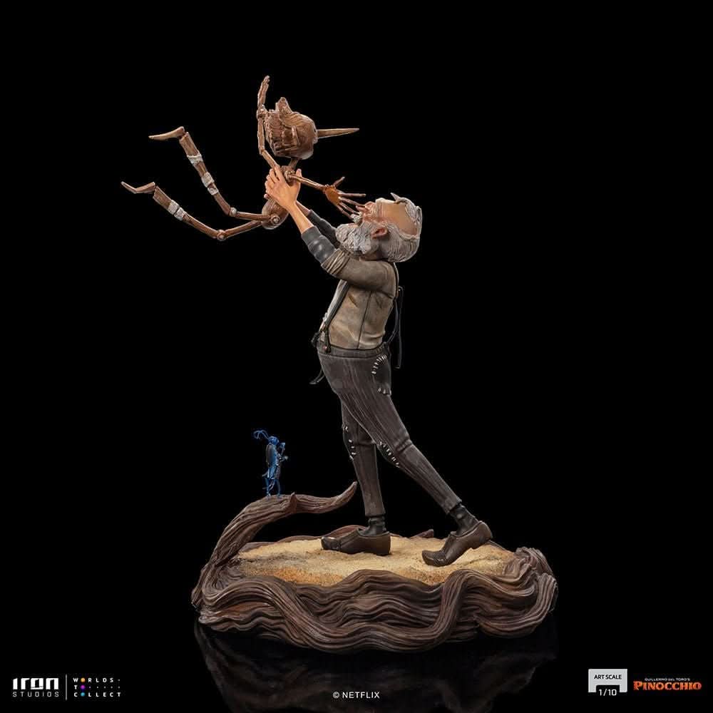 Geppetto & Pinocchio Statue - Pinocchio - Art Scale 1/10 - Iron Studios