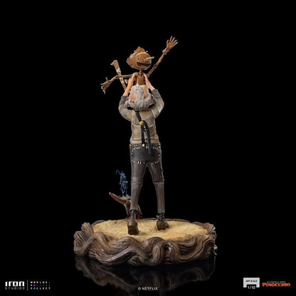 Geppetto & Pinocchio Statue - Pinocchio - Art Scale 1/10 - Iron Studios
