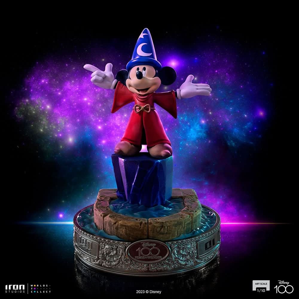 Mickey 100 Years Version Statue - Disney 100th - Fantasia - Art Scale 1/10 - Disney Classics