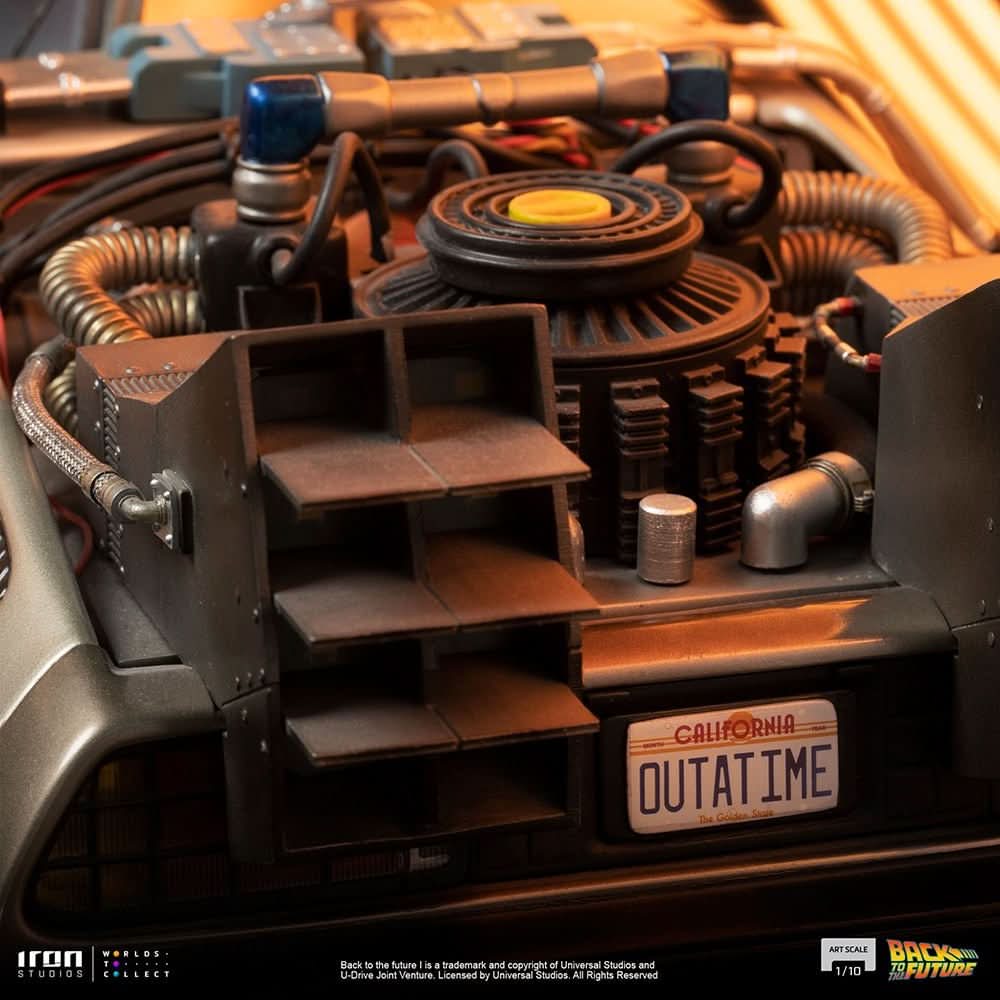 Delorean Statue - Back to the Future - Art Scale 1/10 - Iron Studios