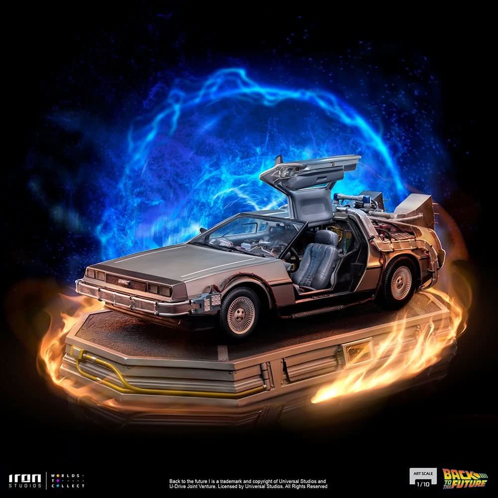 Delorean Statue - Back to the Future - Art Scale 1/10 - Iron Studios
