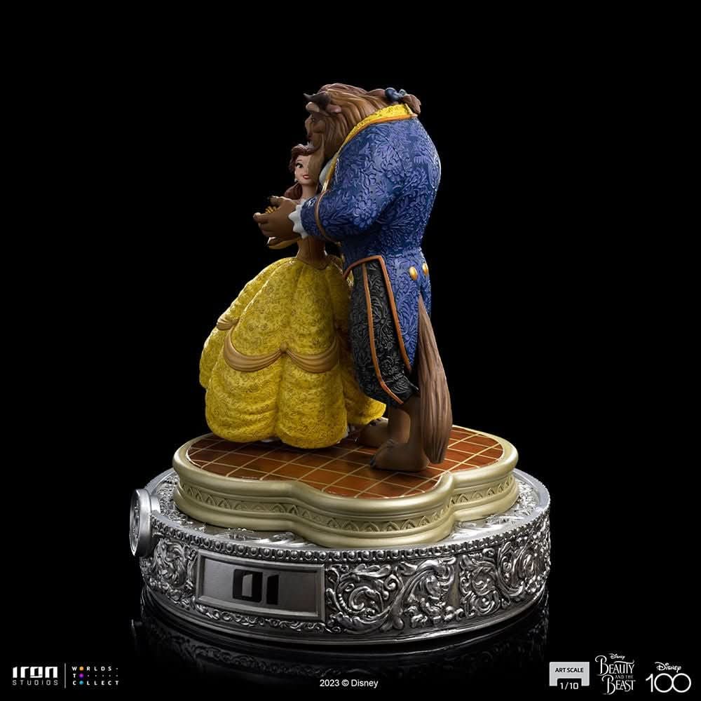 Statue Beauty and The Beast 100 Years Version - Disney 100th - Beauty and The Beast - Art Scale 1/10