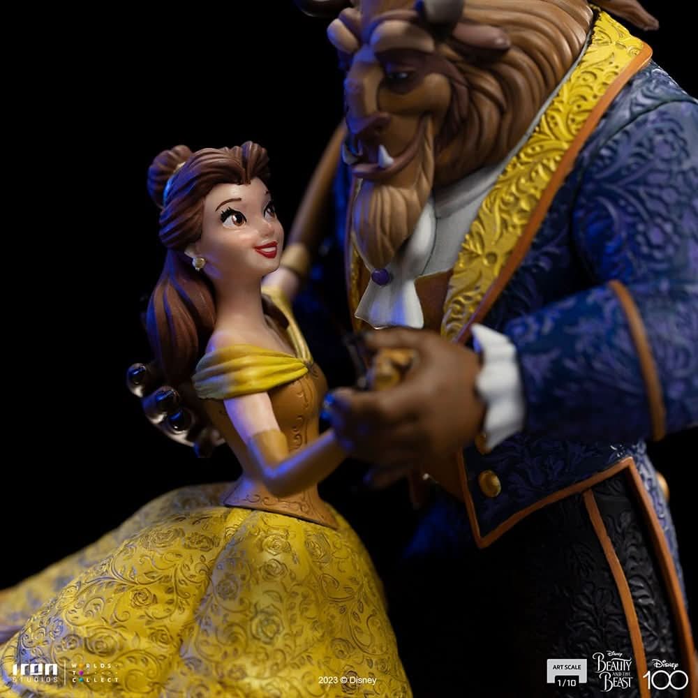 Beauty and The Beast Statue - Disney 100th - Beauty and The Beast - Art Scale 1/10 - Iron Studios