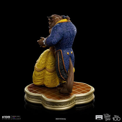 Beauty and The Beast Statue - Disney 100th - Beauty and The Beast - Art Scale 1/10 - Iron Studios
