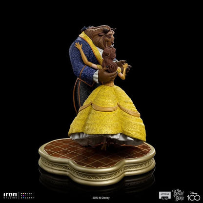 Beauty and The Beast Statue - Disney 100th - Beauty and The Beast - Art Scale 1/10 - Iron Studios