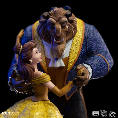 Beauty and The Beast Statue - Disney 100th - Beauty and The Beast - Art Scale 1/10 - Iron Studios