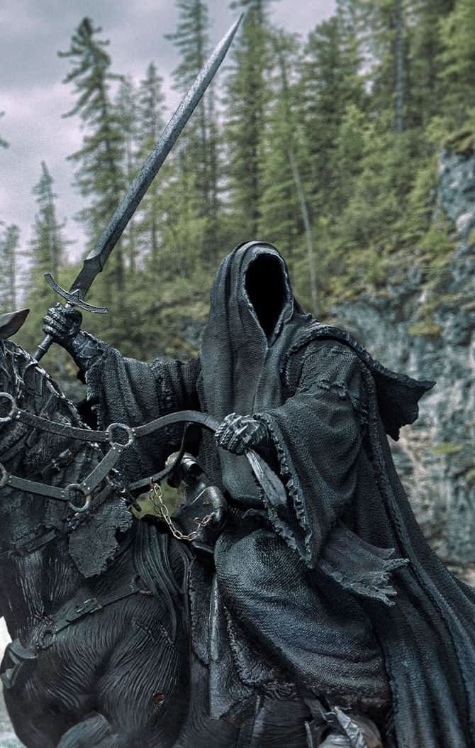 Nazgul on Horse Deluxe Statue - The Lord of the Rings - BDS Art Scale 1/10 - Iron Studios