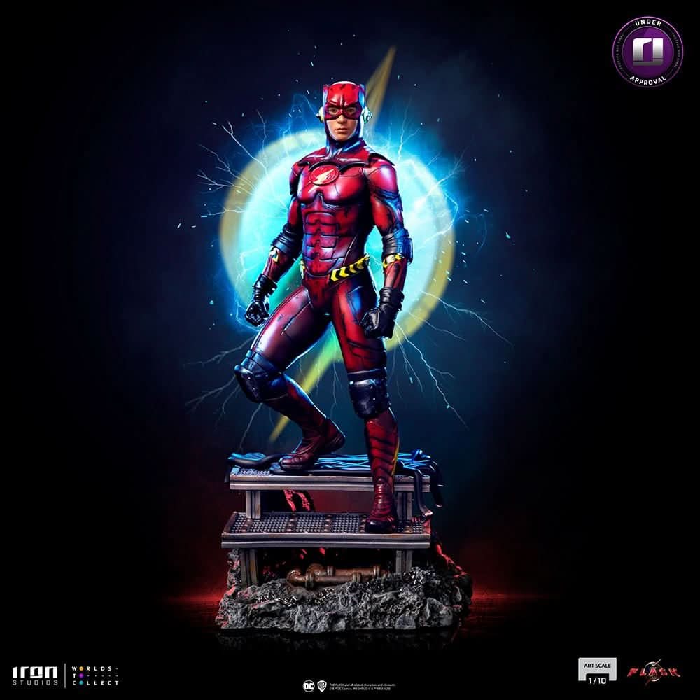 Flash Statue Alternate Version - The Flash Movie - Art Scale 1/10 - Iron Studios