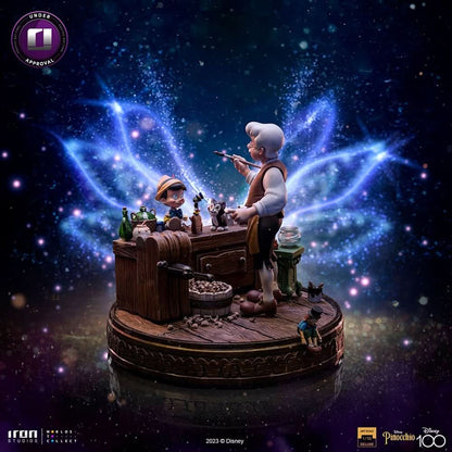 Pinocchio Deluxe Statue - Disney 100th - Pinocchio - Art Scale 1/10 - Iron Studios