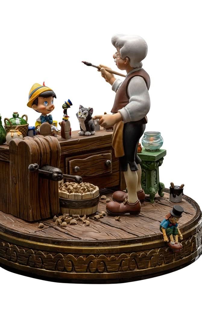 Pinocchio Deluxe Statue - Disney 100th - Pinocchio - Art Scale 1/10 - Iron Studios