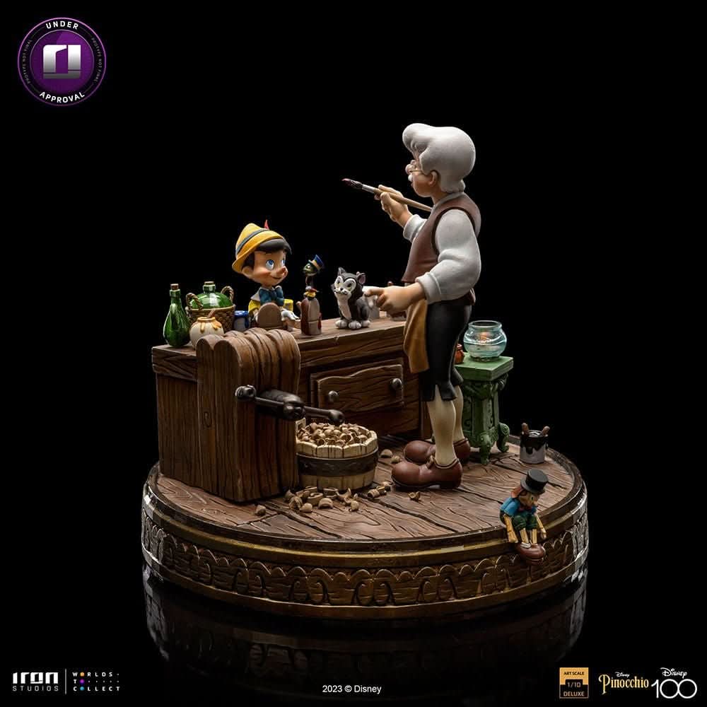 Pinocchio Deluxe Statue - Disney 100th - Pinocchio - Art Scale 1/10 - Iron Studios