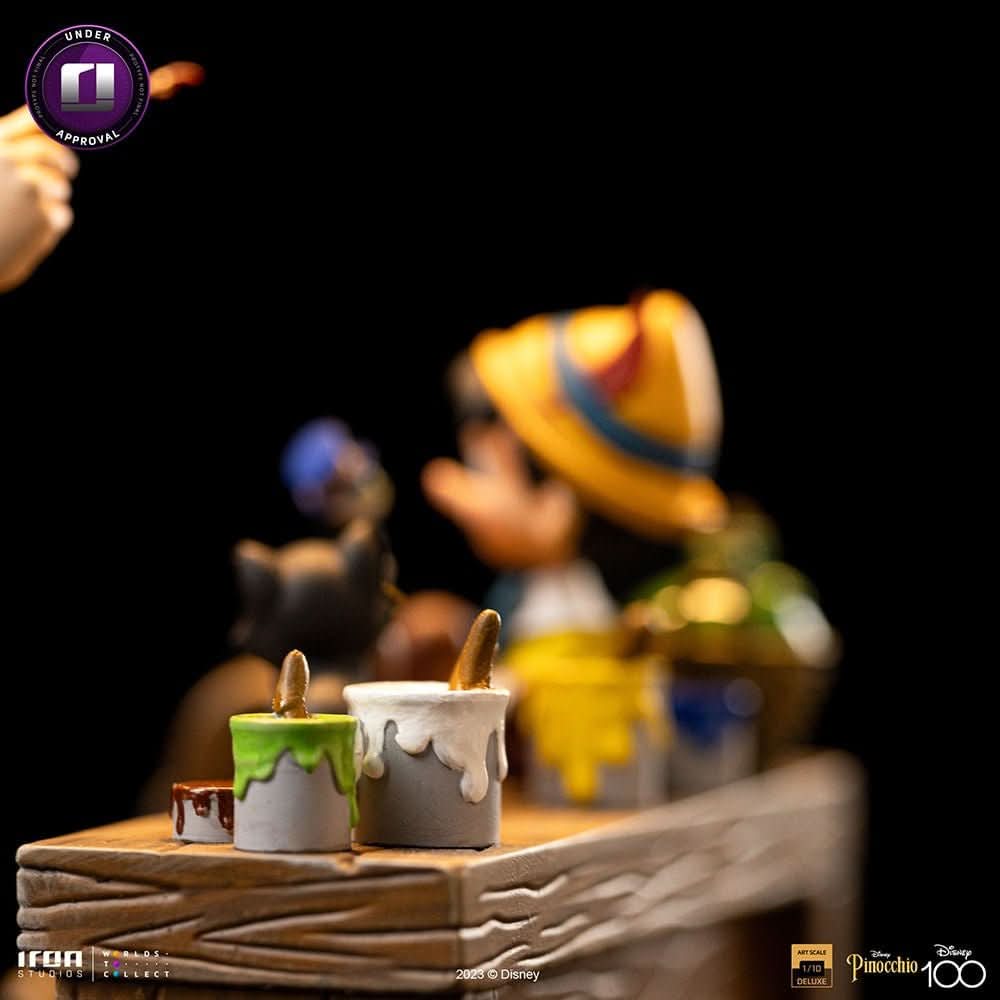 Pinocchio Deluxe Statue - Disney 100th - Pinocchio - Art Scale 1/10 - Iron Studios
