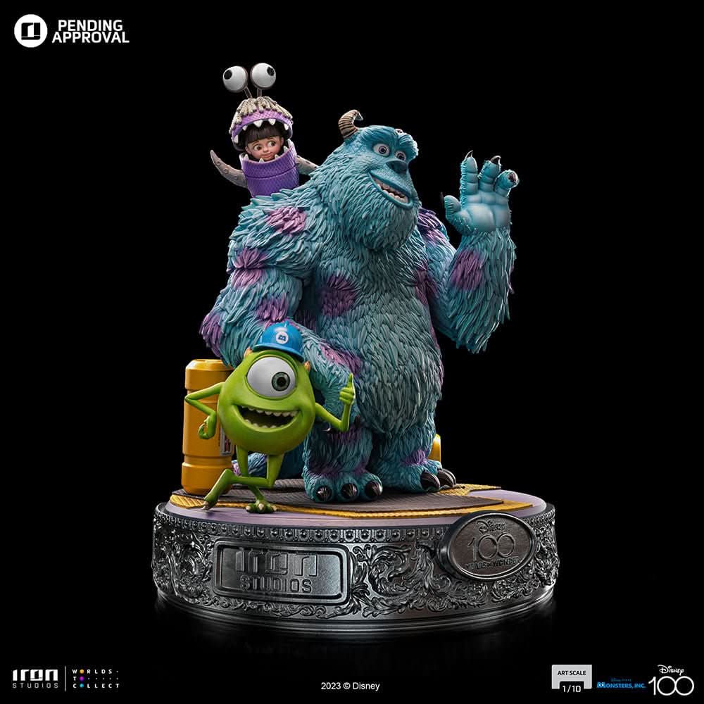 Statue Monsters Inc. Diorama 100 Years Version - Disney 100th - Monsters Inc. - Art Scale 1/10 - Disney Classics