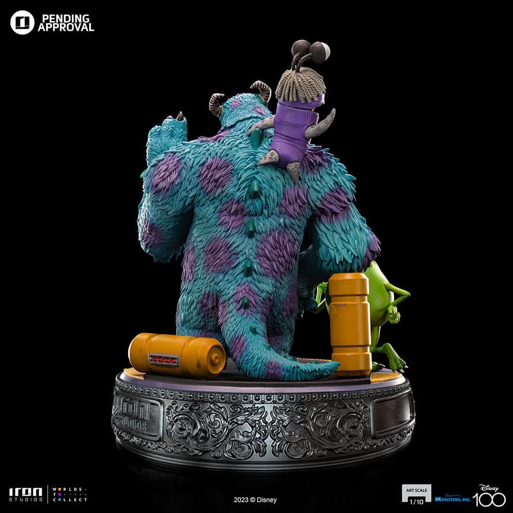 Statue Monsters Inc. Diorama 100 Years Version - Disney 100th - Monsters Inc. - Art Scale 1/10 - Disney Classics