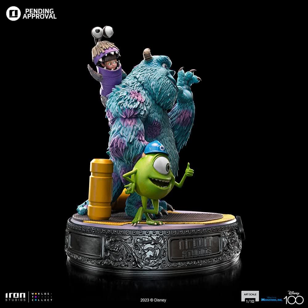 Statue Monsters Inc. Diorama 100 Years Version - Disney 100th - Monsters Inc. - Art Scale 1/10 - Disney Classics