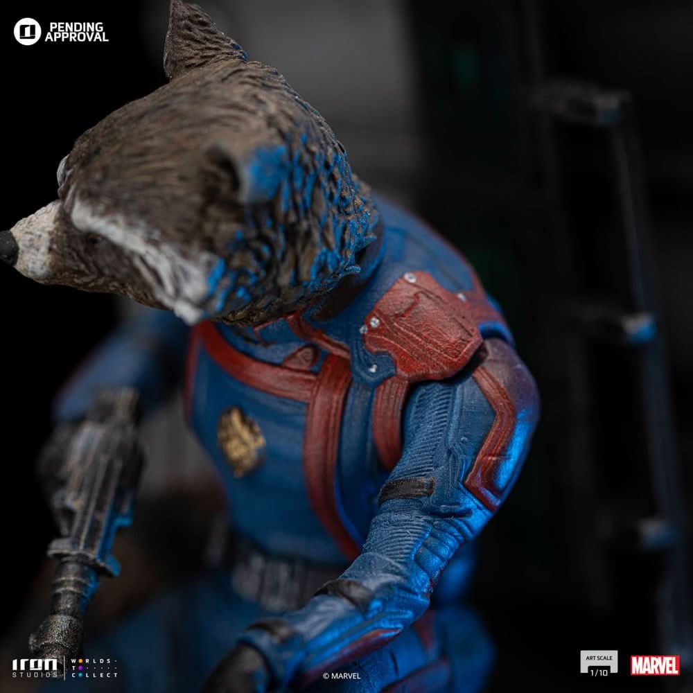 Rocket Raccoon Statue - Guardians of the Galaxy 3 - Art Scale 1/10 - Iron Studios