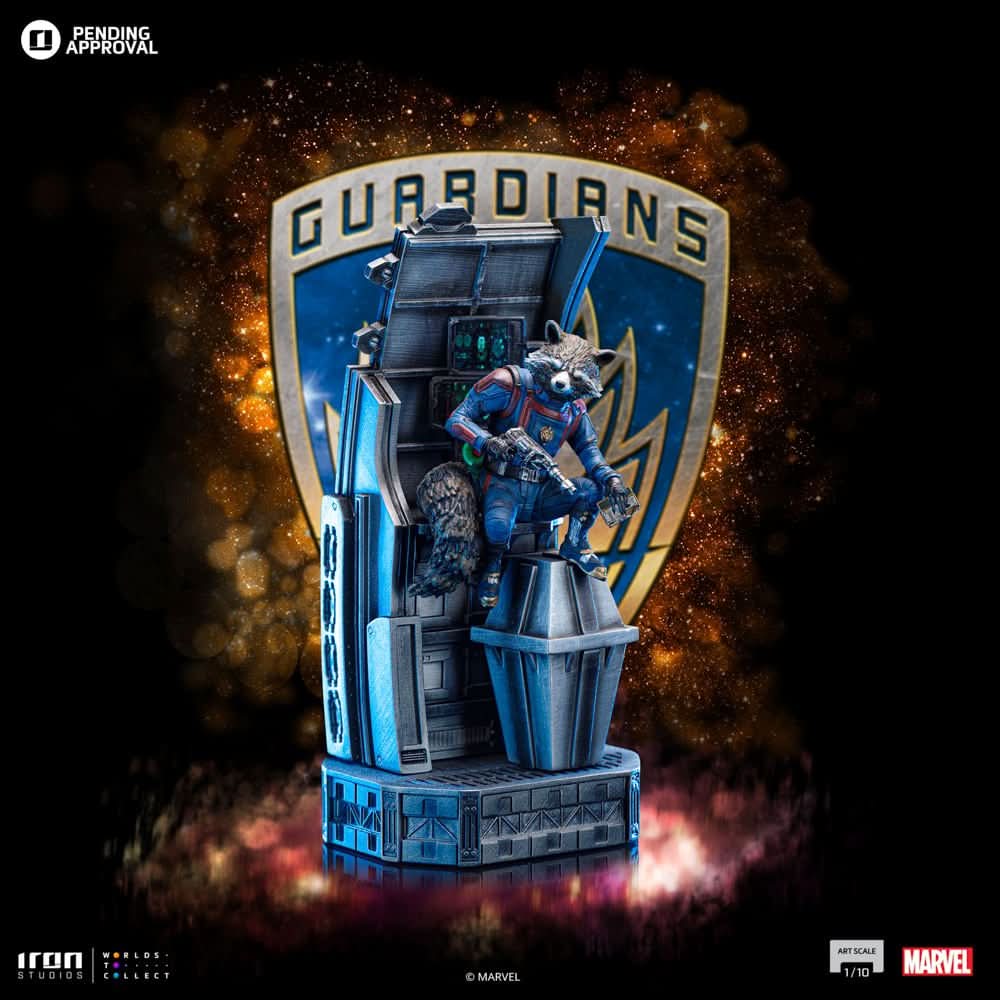 Rocket Raccoon Statue - Guardians of the Galaxy 3 - Art Scale 1/10 - Iron Studios