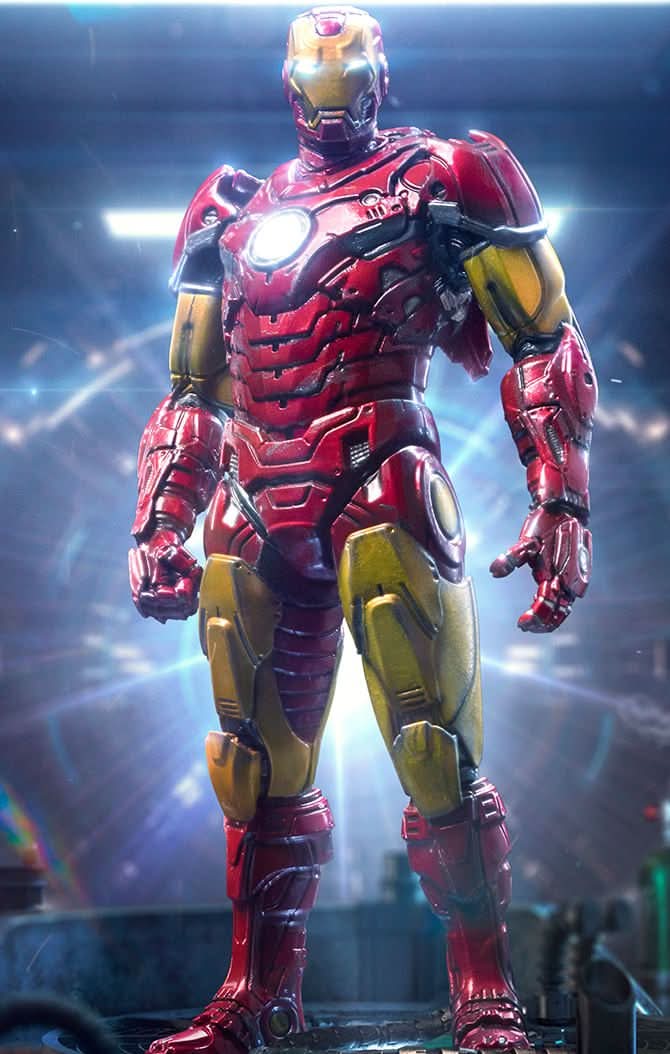 Iron Man Unleashed Statue - Marvel Comics - Art Scale 1/10