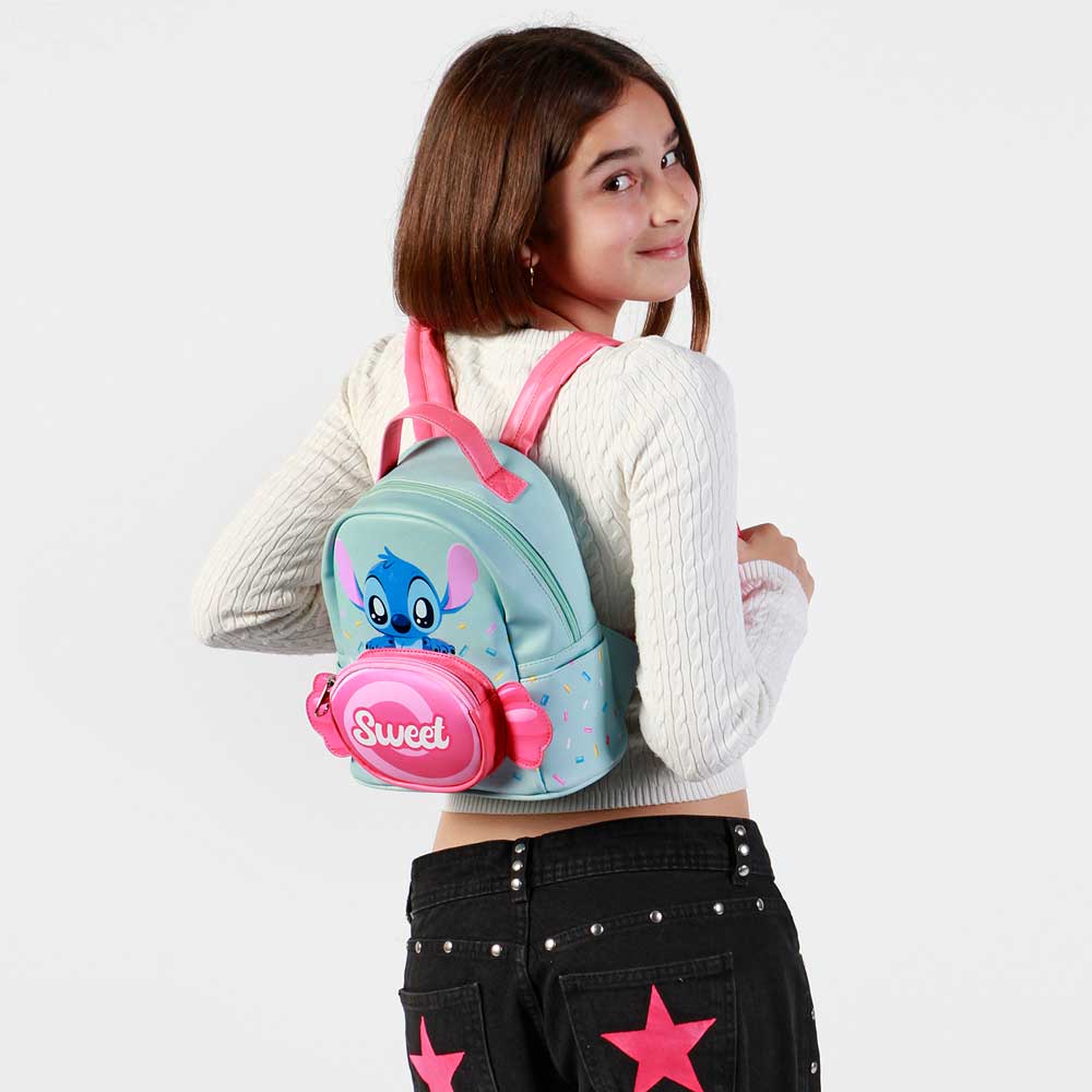 Sac à Dos Heady Petit Disney Lilo & Stitch « Candy » – Bleu
