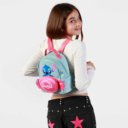 Sac à Dos Heady Petit Disney Lilo & Stitch « Candy » – Bleu