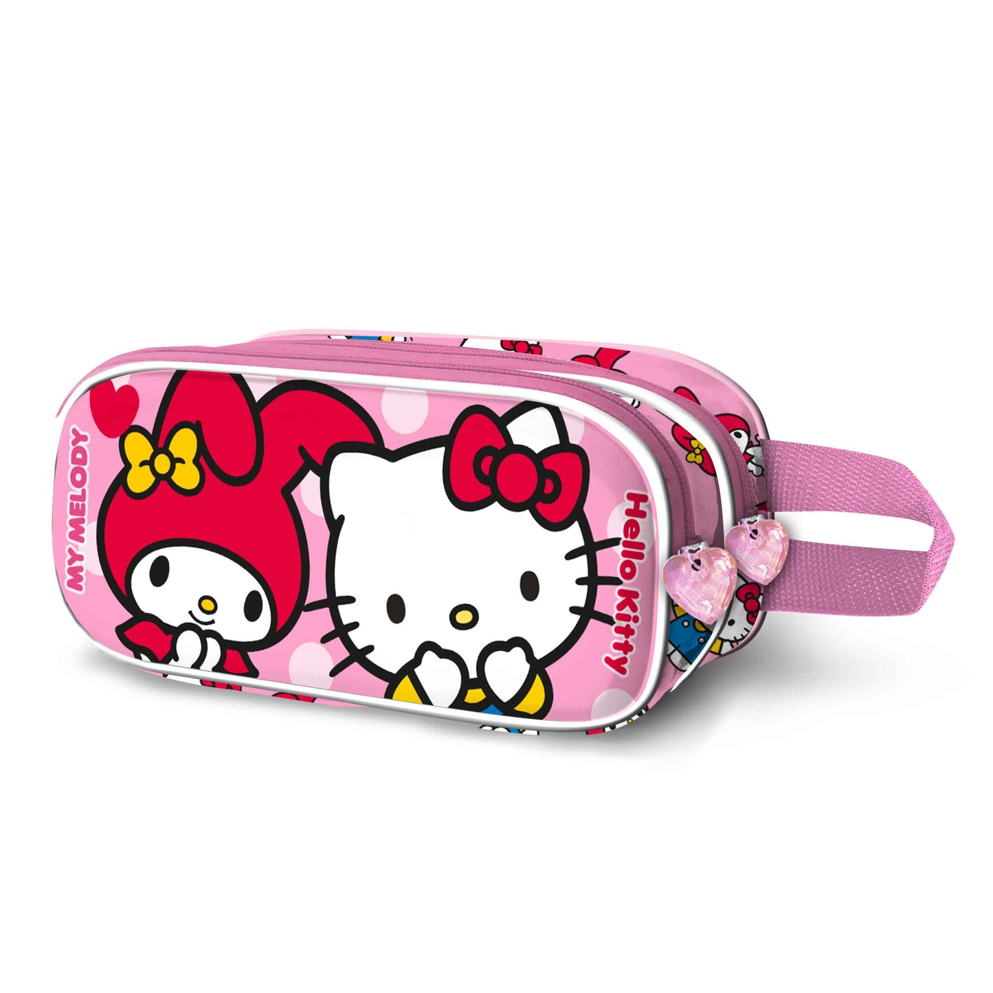 Trousse 3D Double Hello Kitty « Lovely »