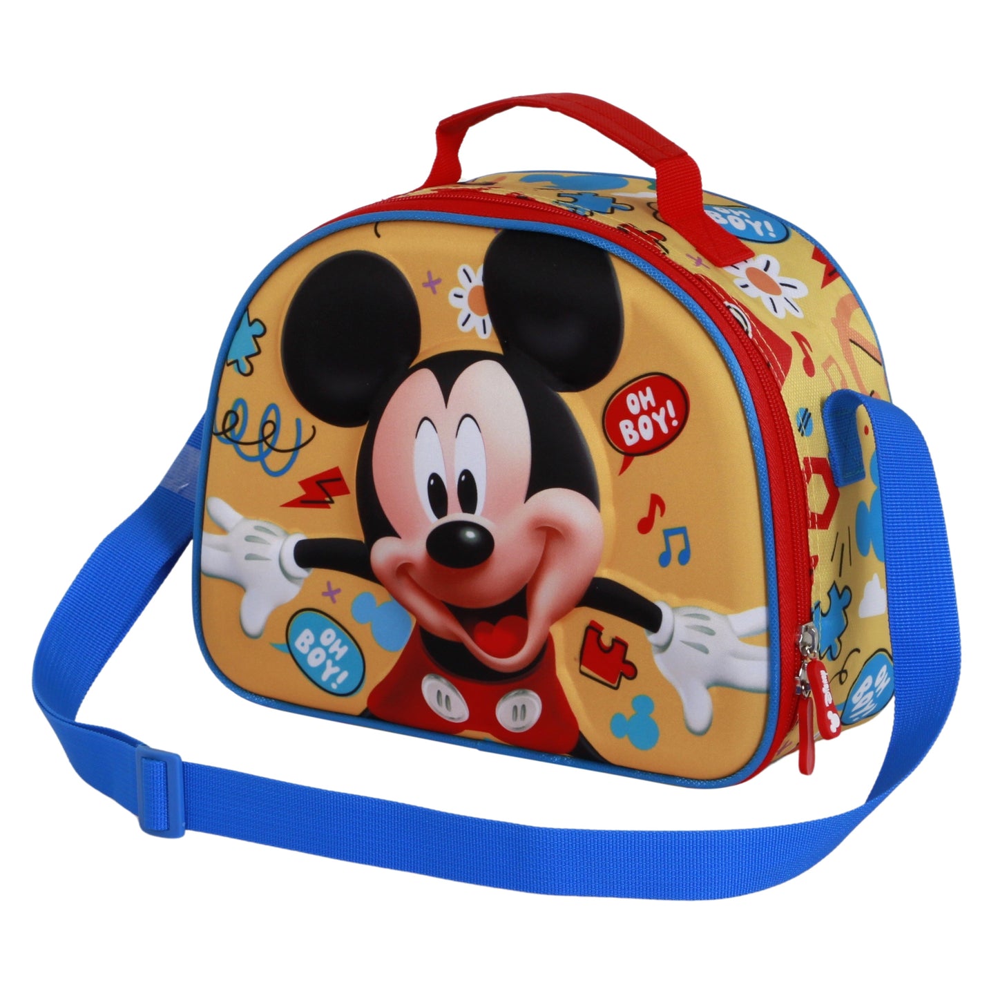 Sac Repas 3D Disney Mickey Mouse « Boy » – Jaune